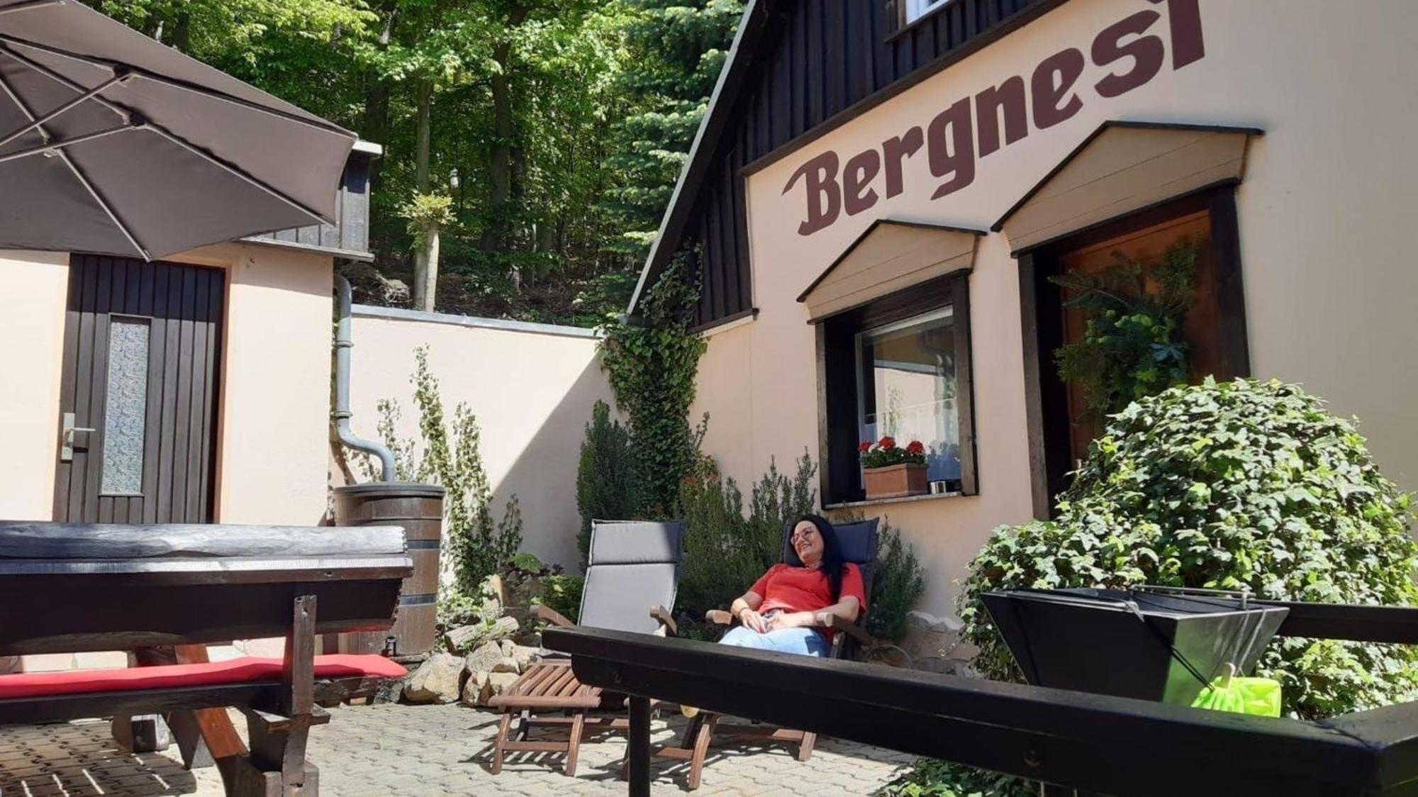 Bergnest Bungalow Bad Gottleuba-Berggiesshuebel Luaran gambar